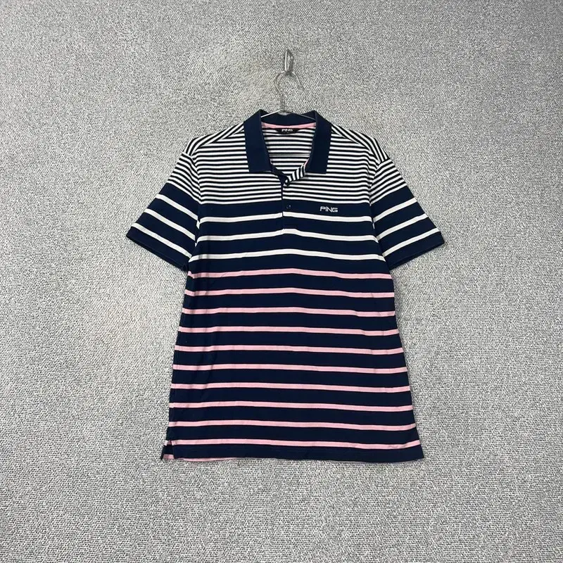 Ping Stripe Logo Short Sleeve Karati 100% Cotton