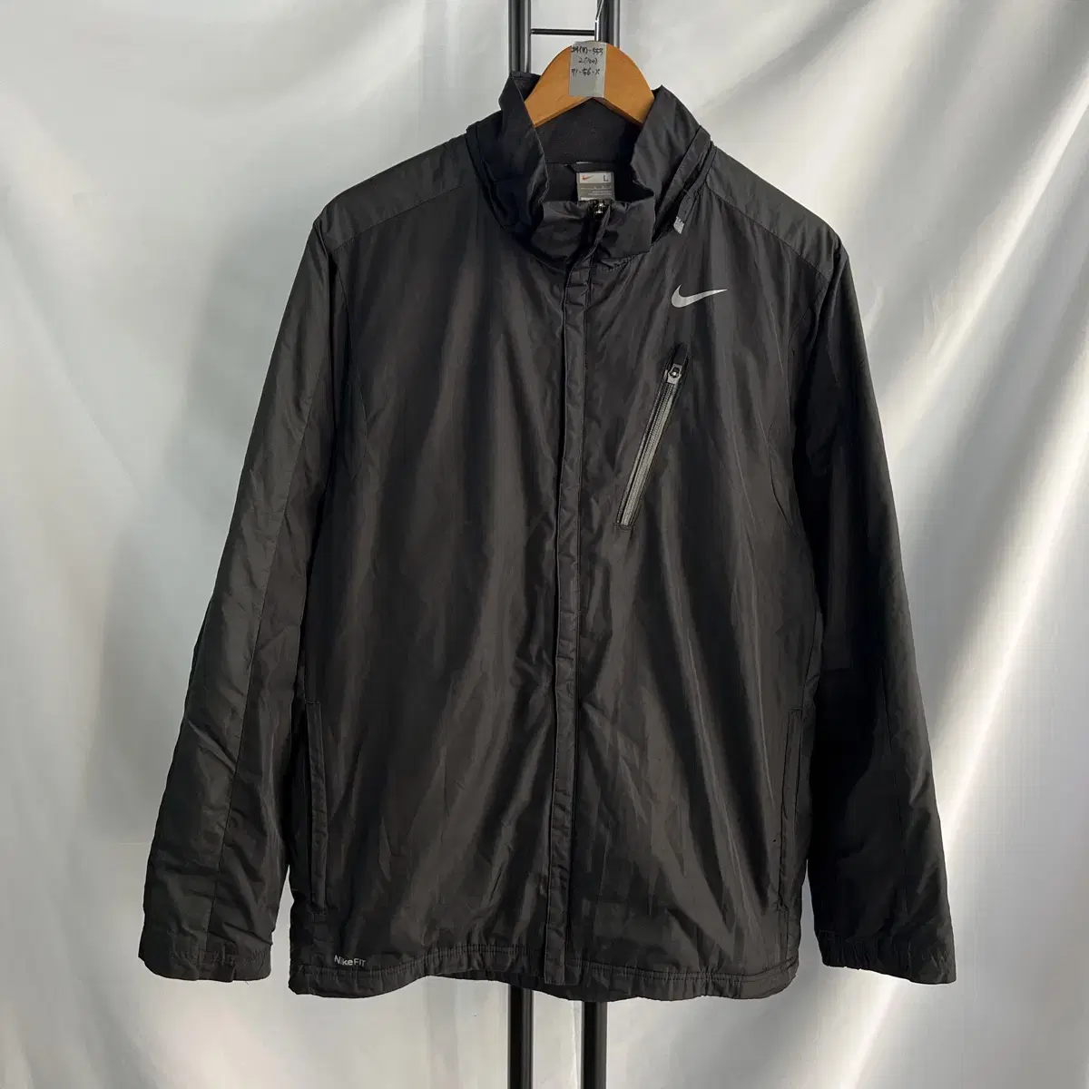 [Genuine/L] Nike Swoosh Stormfit Black Padded Windbreaker