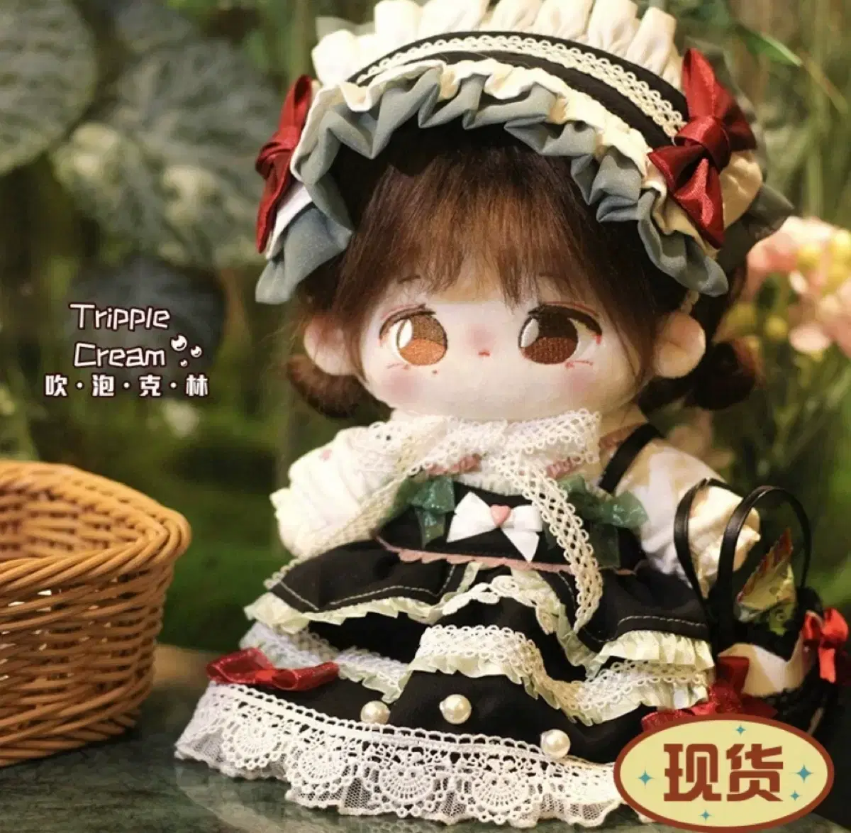 Somyi Doll 20cm Dress Headband Ruffle Ribbon Doll Clothes