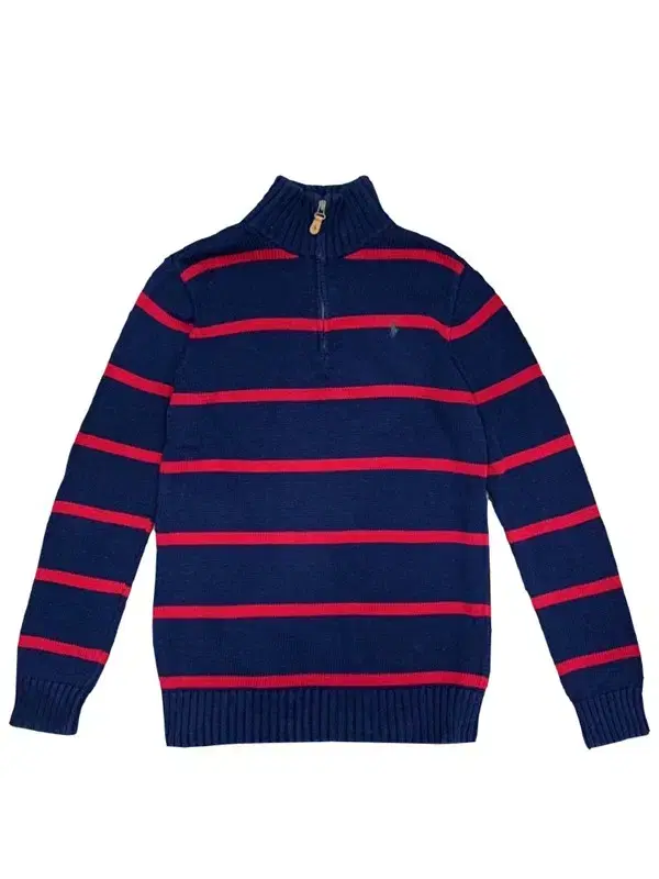 Polo Boys Striped Vahn Zip-Up Knit XL