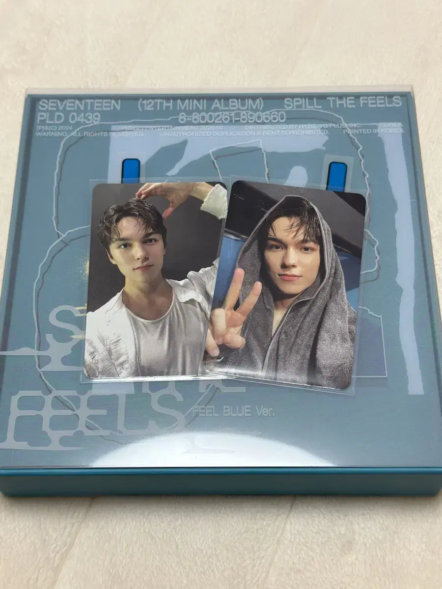 (DEVOL)SEVENTEEN Mini 12집 FEEL BLUE ver. vernon album+photocard wts