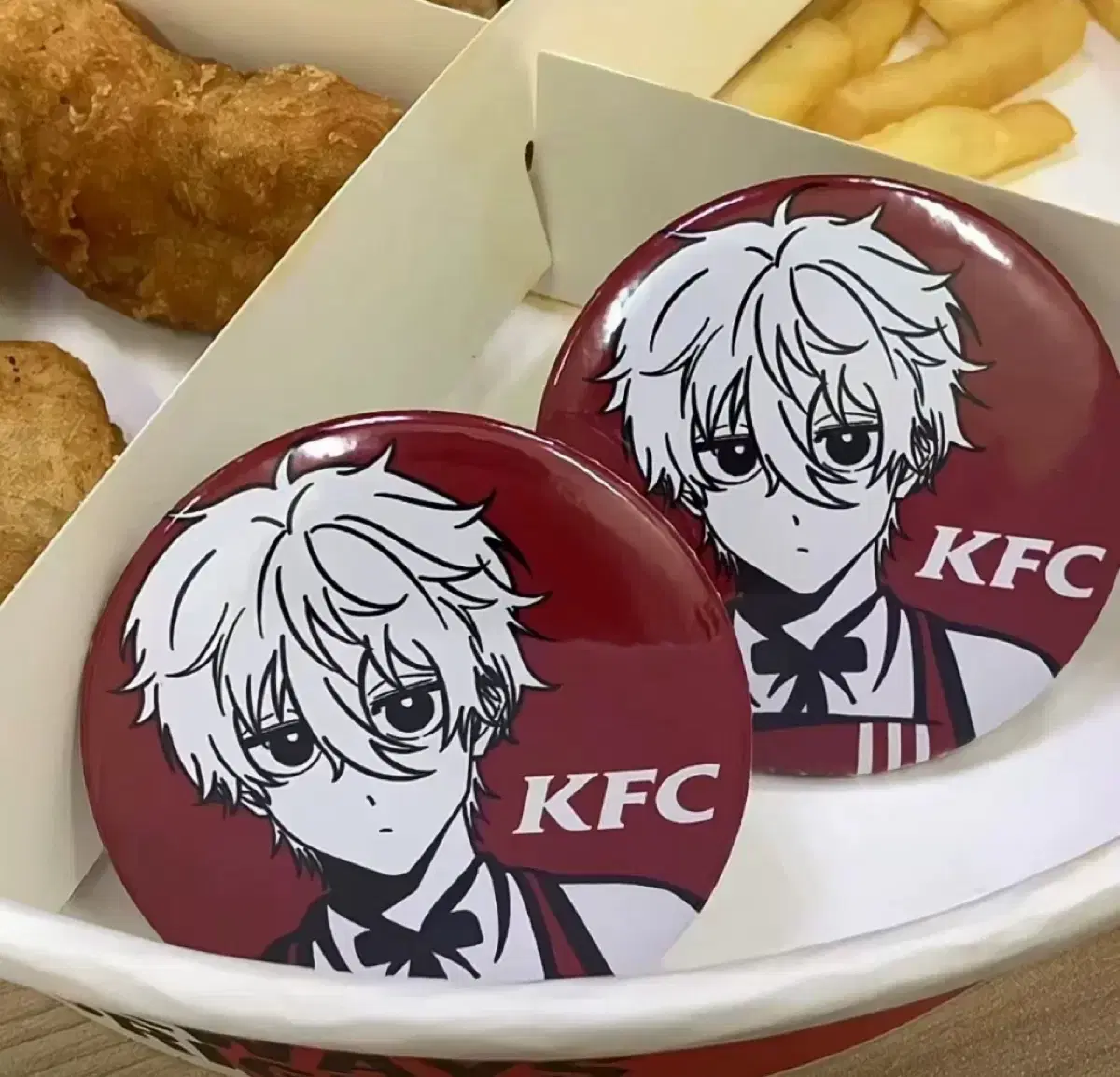 블루록 나기 세이시로 kfc 캔뱃지 ~11.29