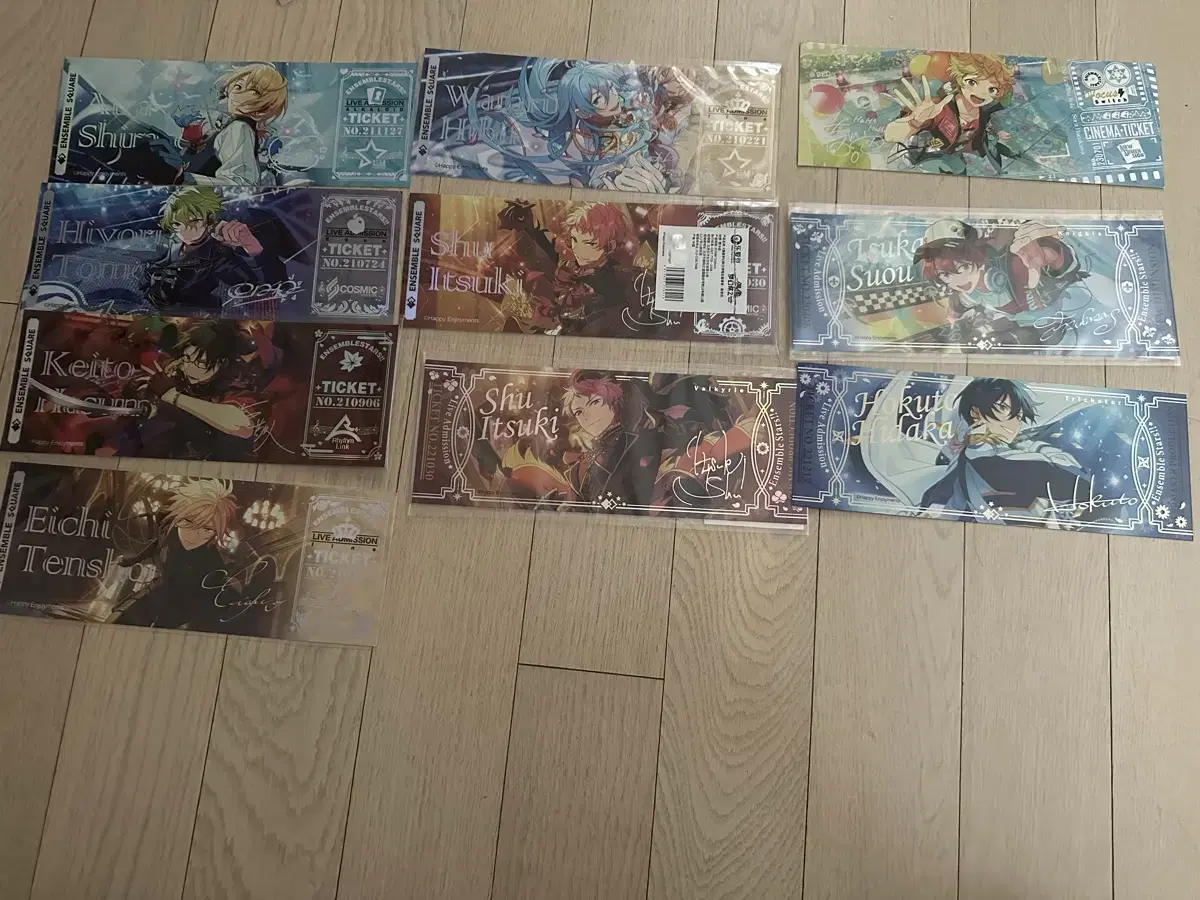 Ensemble Stars Angsta Jiryu Goods Arcana postcard Color Paper Live Tickets