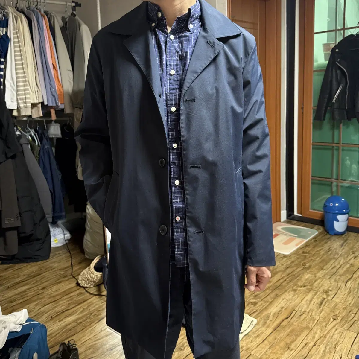 HUM Navy Single Jacket 100