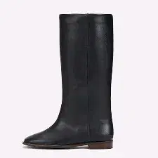 로서울 Wide long boots Black