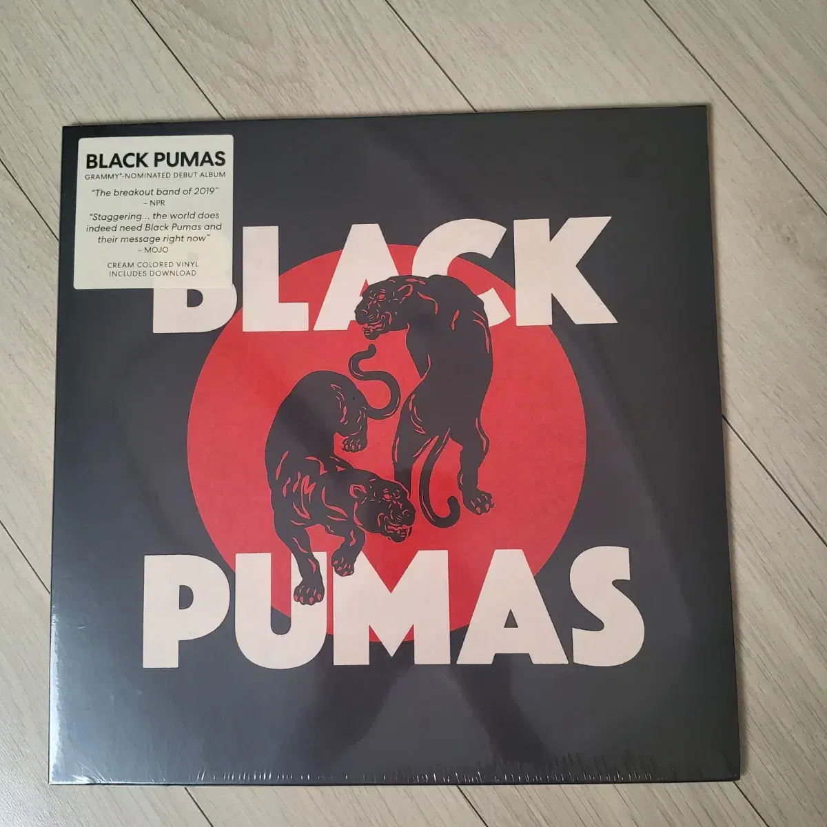 Black Pumas 블랙 푸마스 Black Pumas 크림 컬러 LP