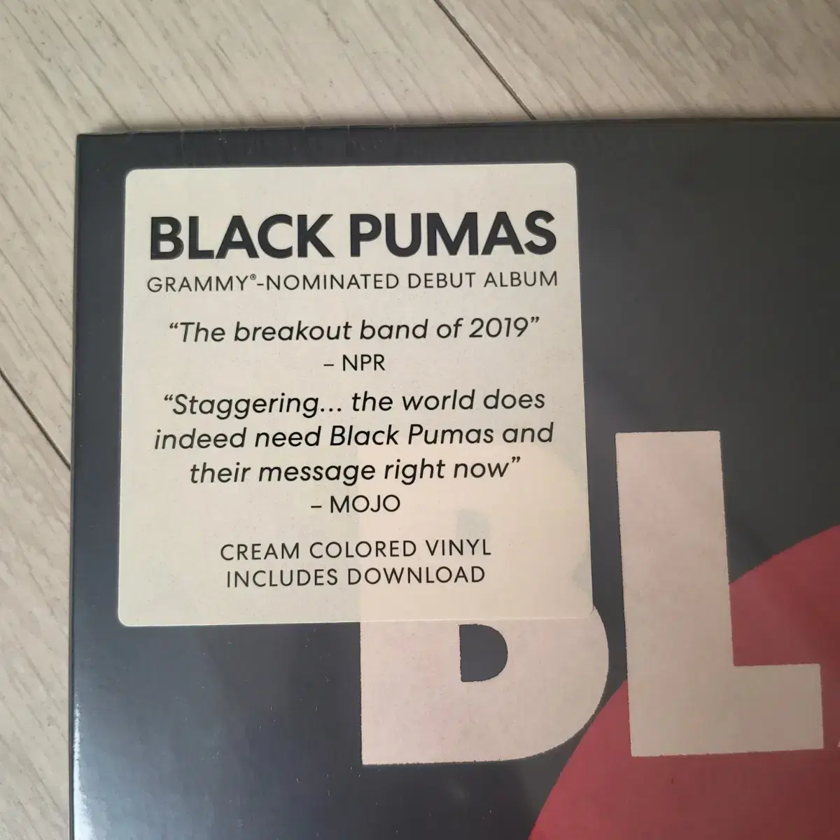 Black Pumas 블랙 푸마스 Black Pumas 크림 컬러 LP