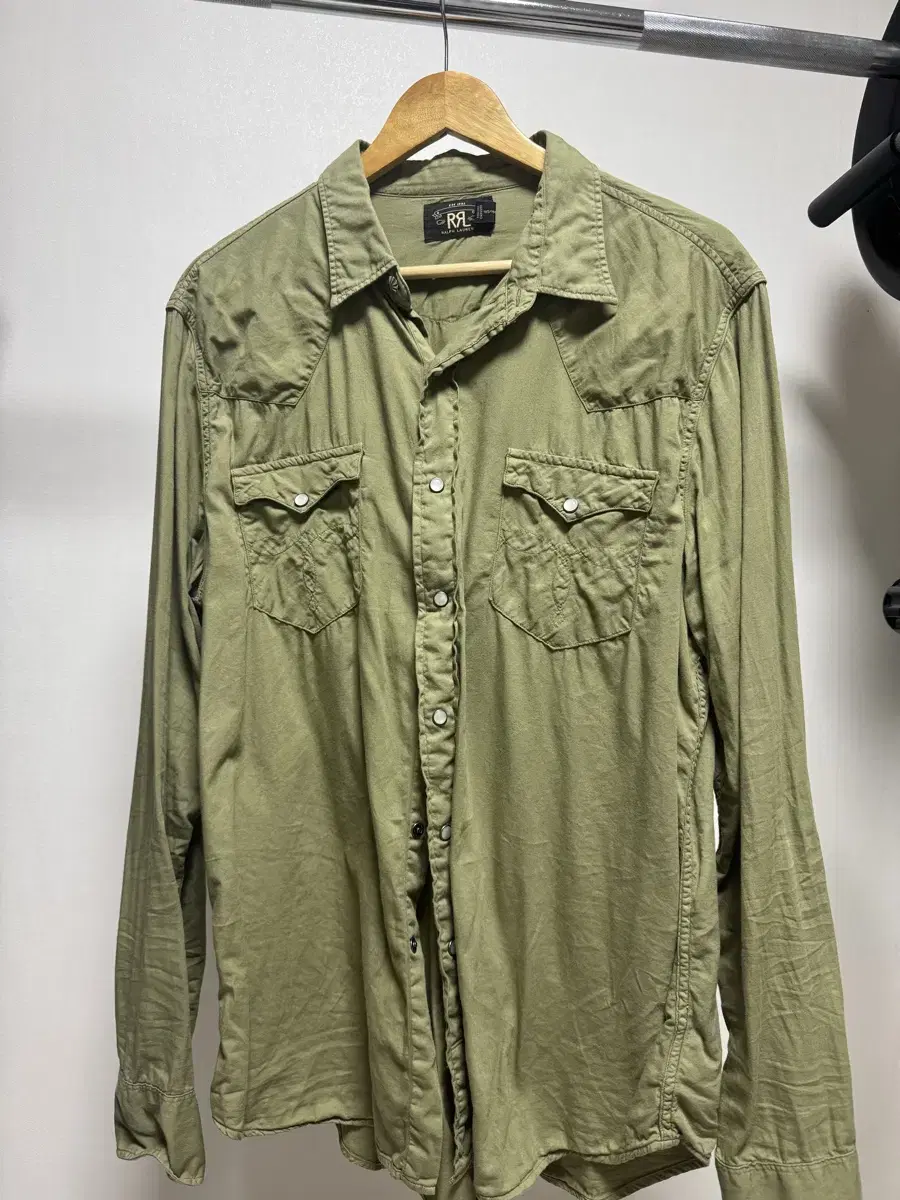 RRL Western Shirt XL