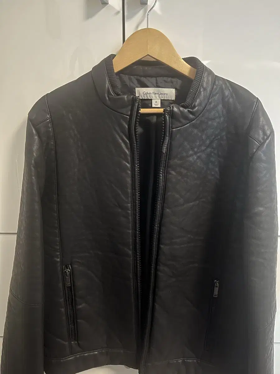 (M)Calvin Klein Rider JacketLeather jacket