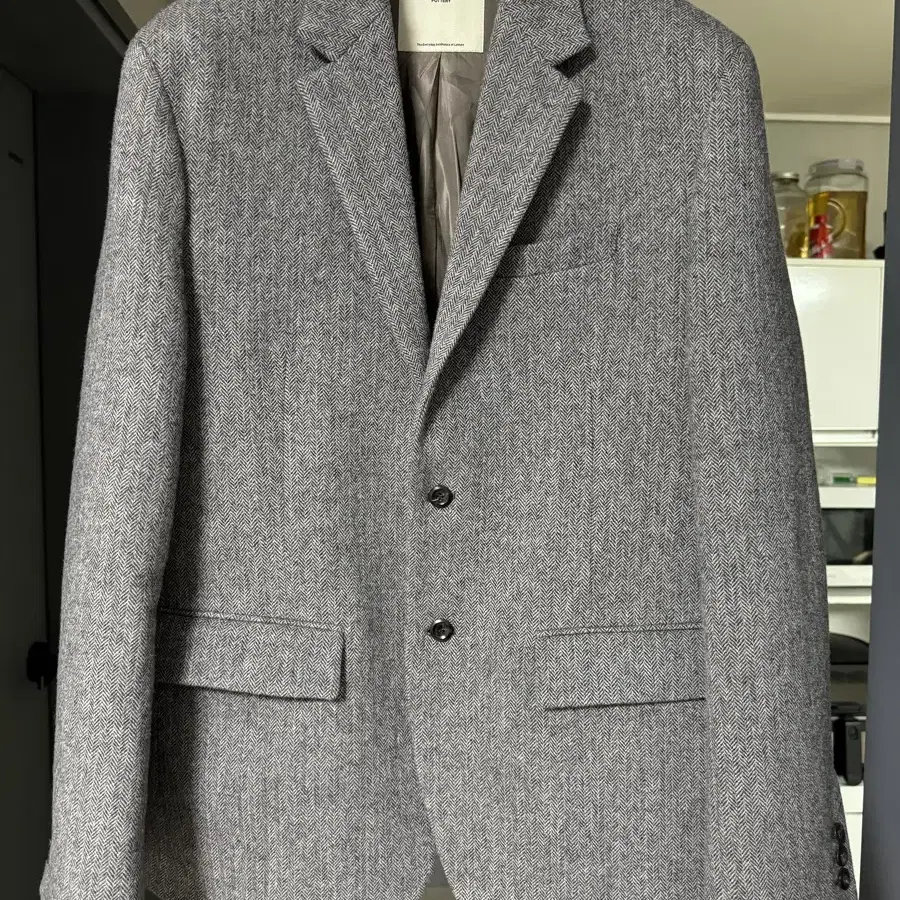 포터리 Shetland Wool Single Breasted Jacket