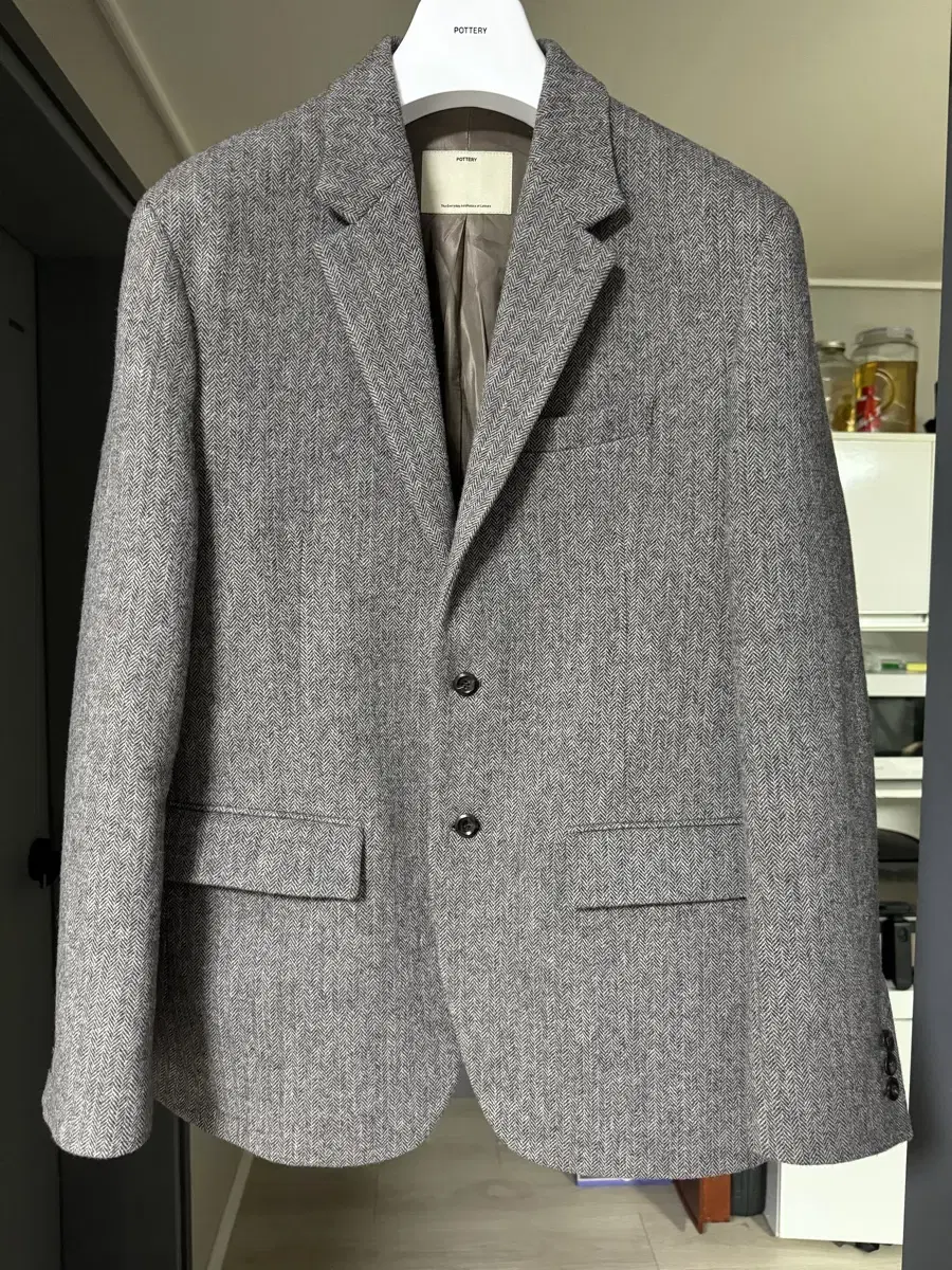 Pottery Shetland Wool Single Breasted Jacket