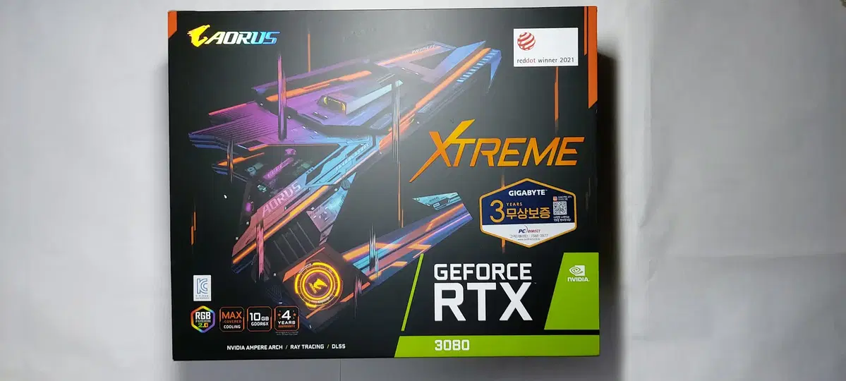 27년11월보증 기가바이트 어로스 RTX 3080 EXTREME 10GB