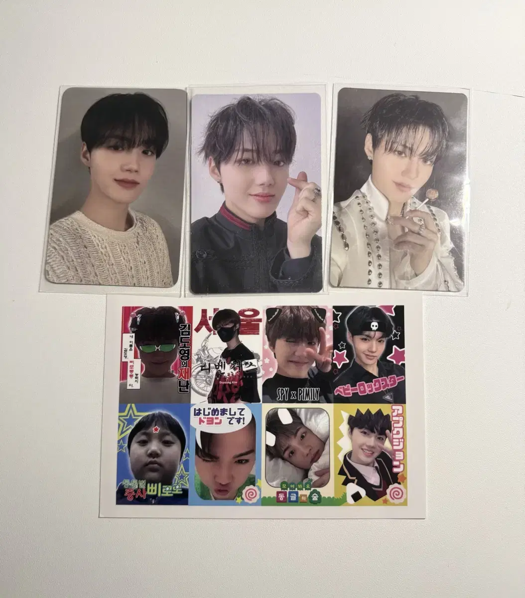 Treasures doyoung photocard Photocards wts Reboot unreleased photocard Pre-order benefits