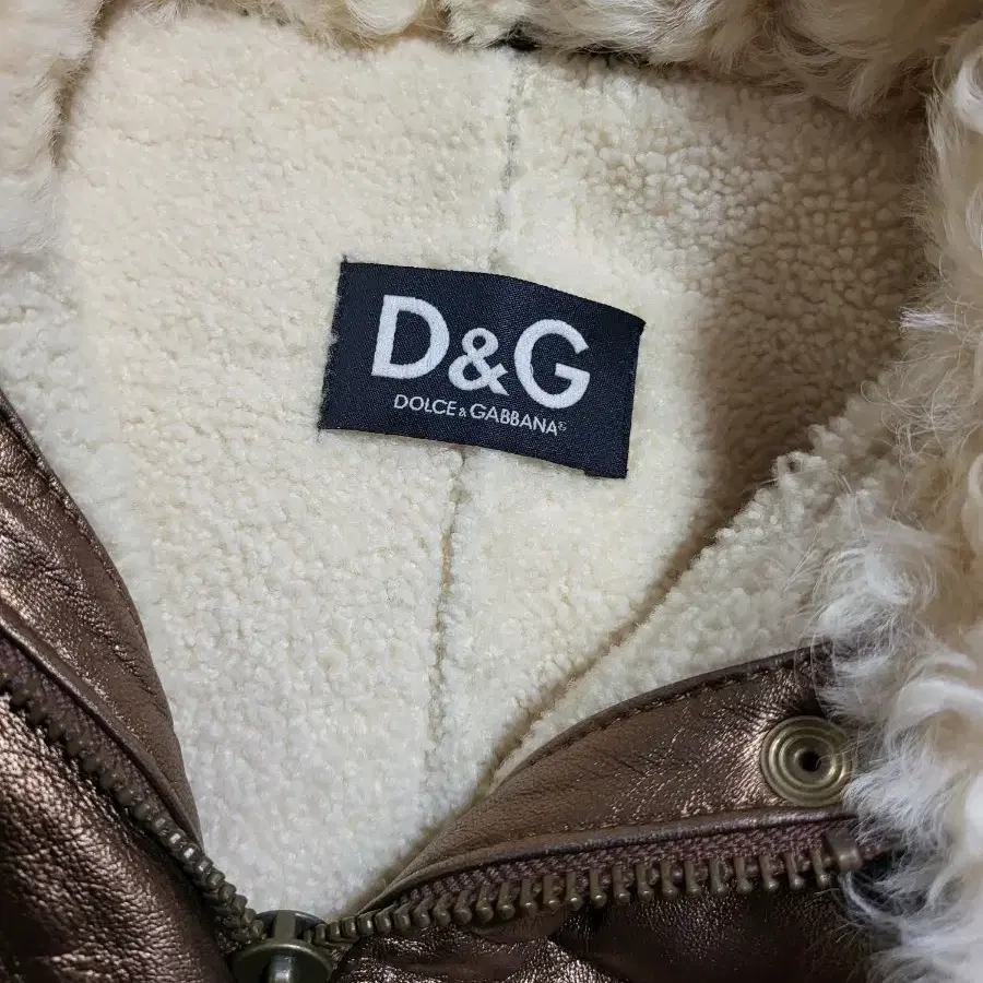 D&G)돌체앤가바나 양털 양가죽 무스탕