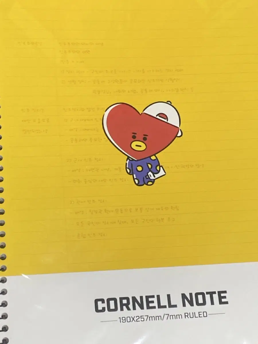 [ 양도 ] BT21 tata 타타 코넬식 스프링 공책 노트