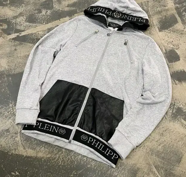 Philip Plein Hooded Zip-up 95/M