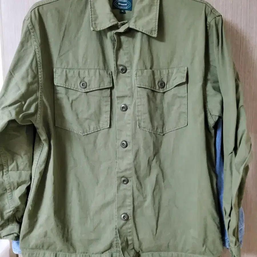 Bruman utility shirt olive green M