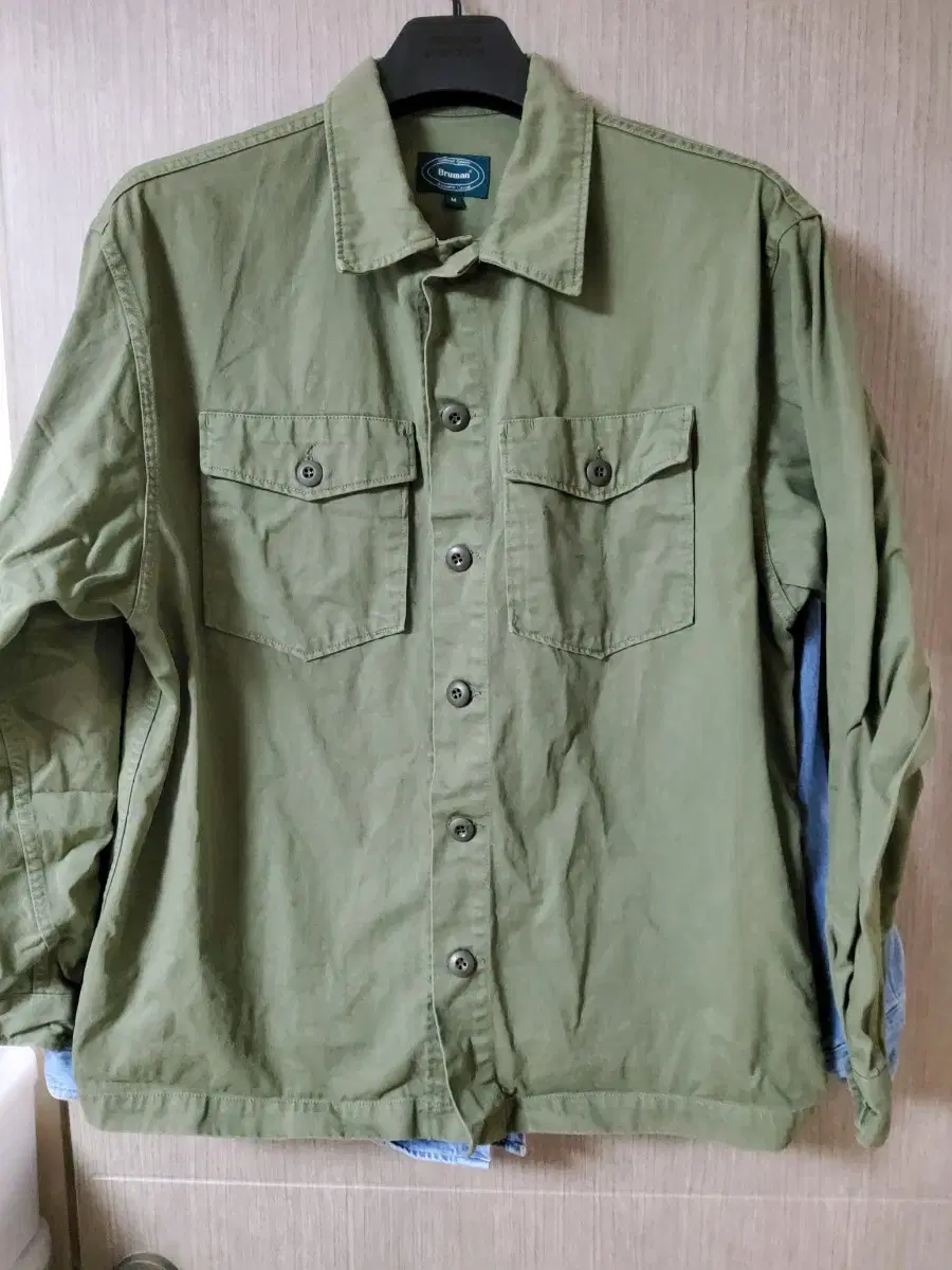 Bruman utility shirt olive green M