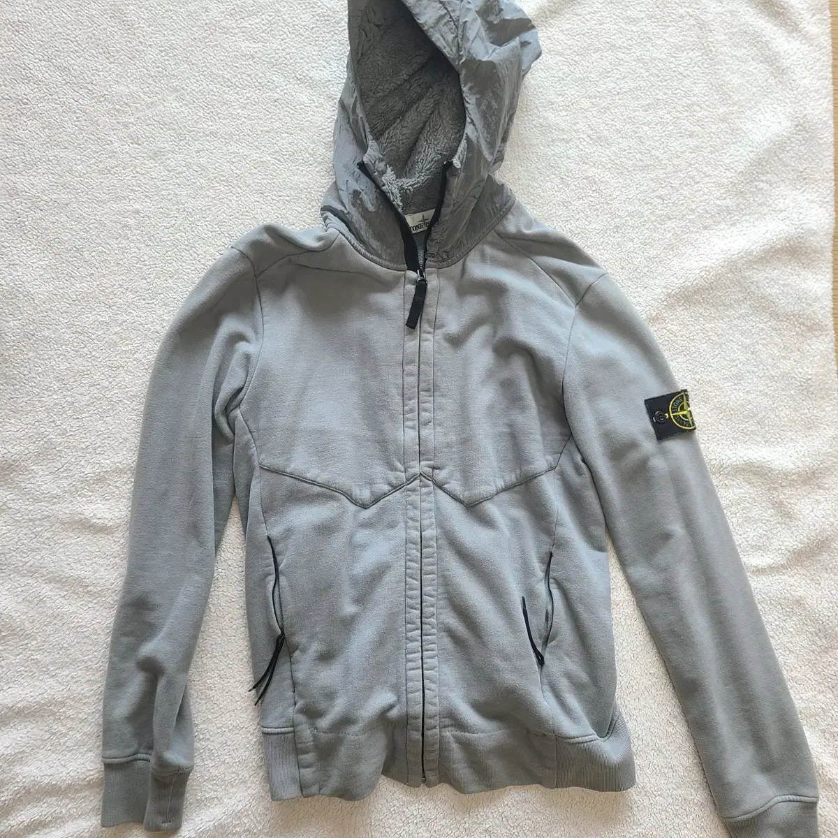 (M, Hangul Taek) Stone Island Hood Zip Up