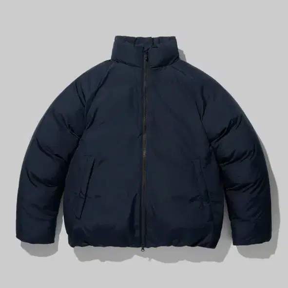 셔터 구스다운 패딩 네이비 HELIO GOOSE DOWN JACKET