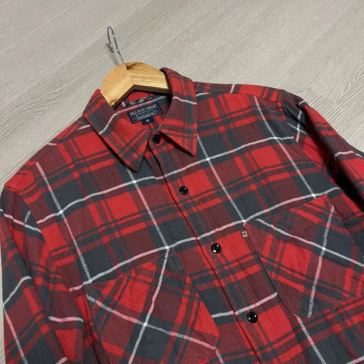 [M]Polo Check Flannel Shirt