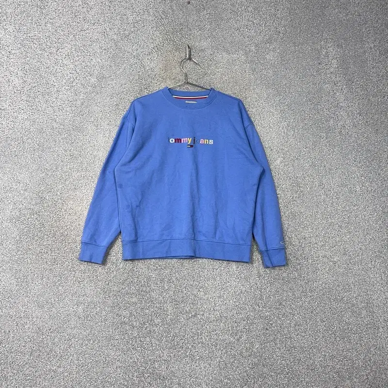 Tommy Jins Spell Embroidered Logo bloo Man to Man M