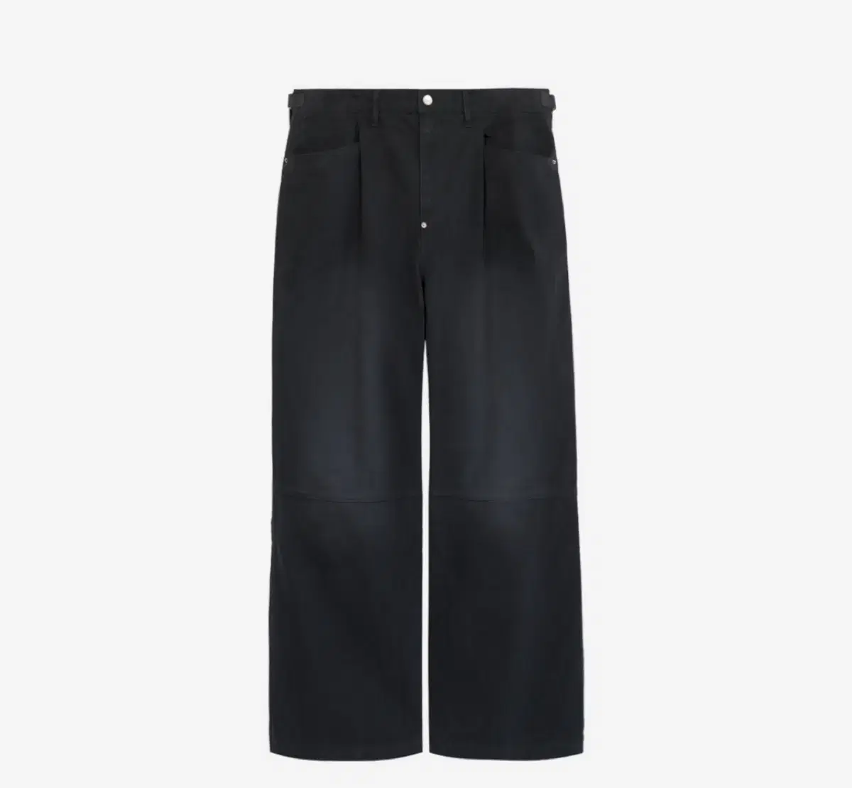 [2]polythene lew one-tuck goshima pants fei dyed black