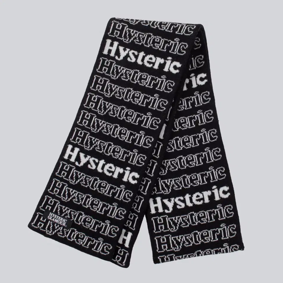 Hysteric Glamour 히스테릭글래머 레터링 로고 머플러