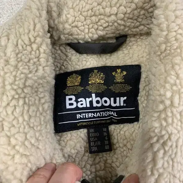 BARBOUR 인터내셔널 양털 자켓