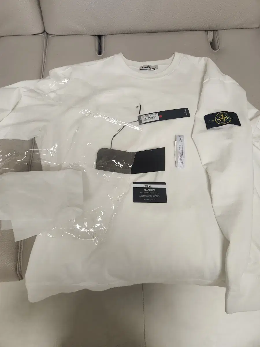 Stone Island Man-to-Man WhiteXXL