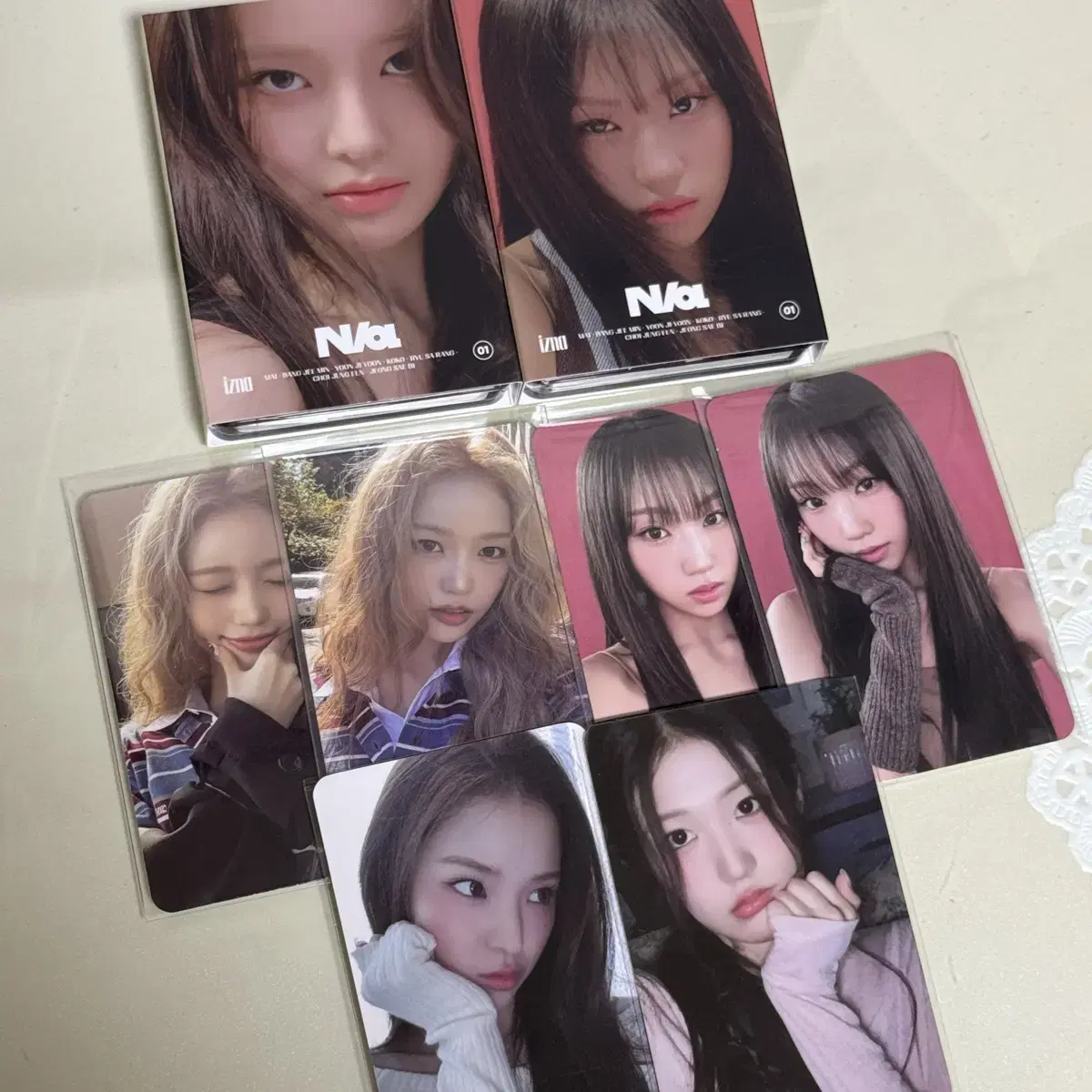 Izuna with muu ld Nemo Album unreleased photocard photocard Jung Sebi Mai YoonJiyoon Choi Jeongjeong