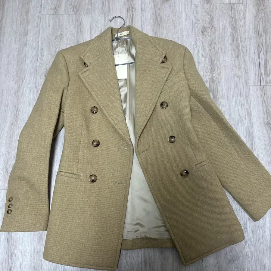 렉토 70s kings lapel wool DOUBLE BLAZER