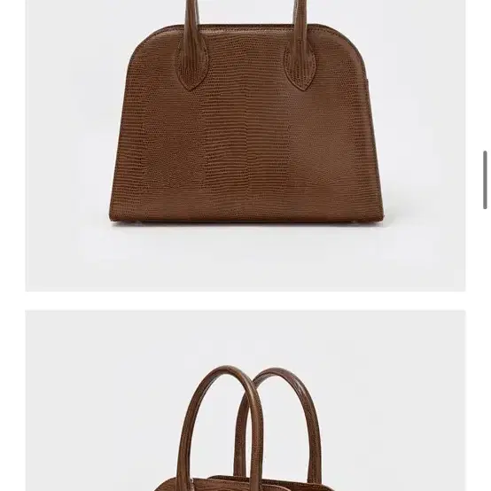 킨더살몬 Clouet Leather Tote Bag Lizard