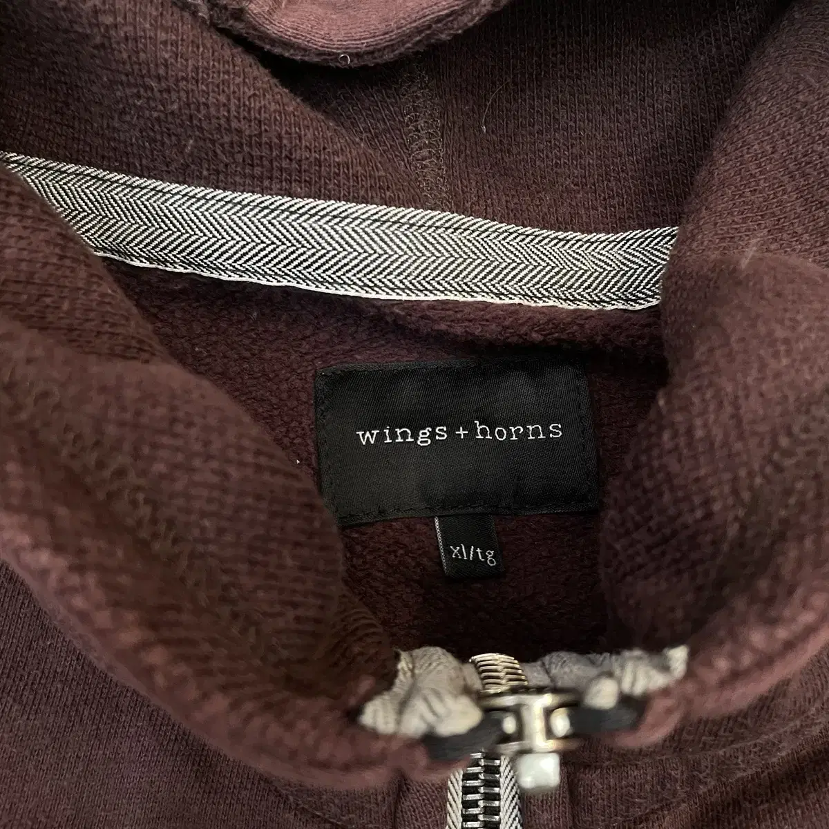 made in canada wings+ horns 윙스앤혼스 스웻 후드업