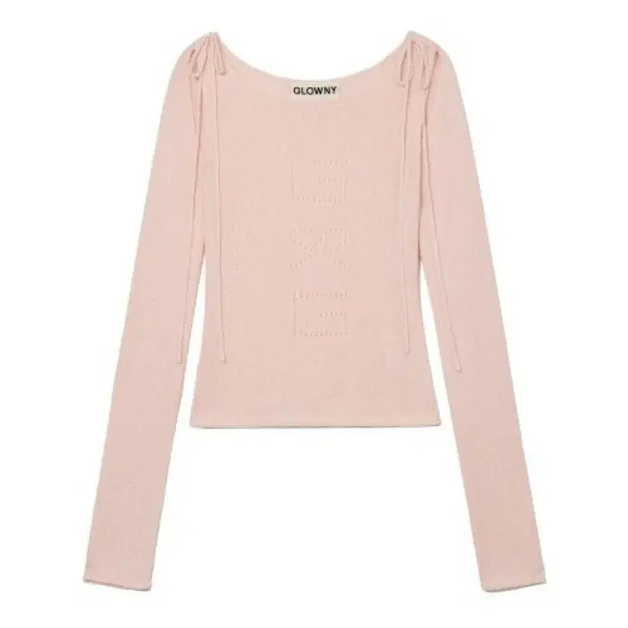 글로니 lynn slit sweater 핑크