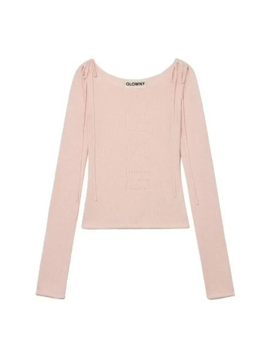 글로니 lynn slit sweater 핑크