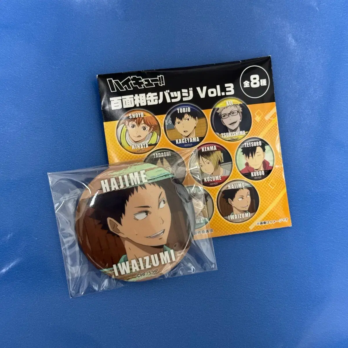 Haikyuu Canbadge Aoba Josai Seijo Iwaizumi