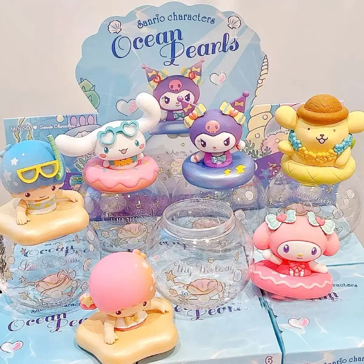 Sanrio Miniso Ocean Pearl Figurines My Melody