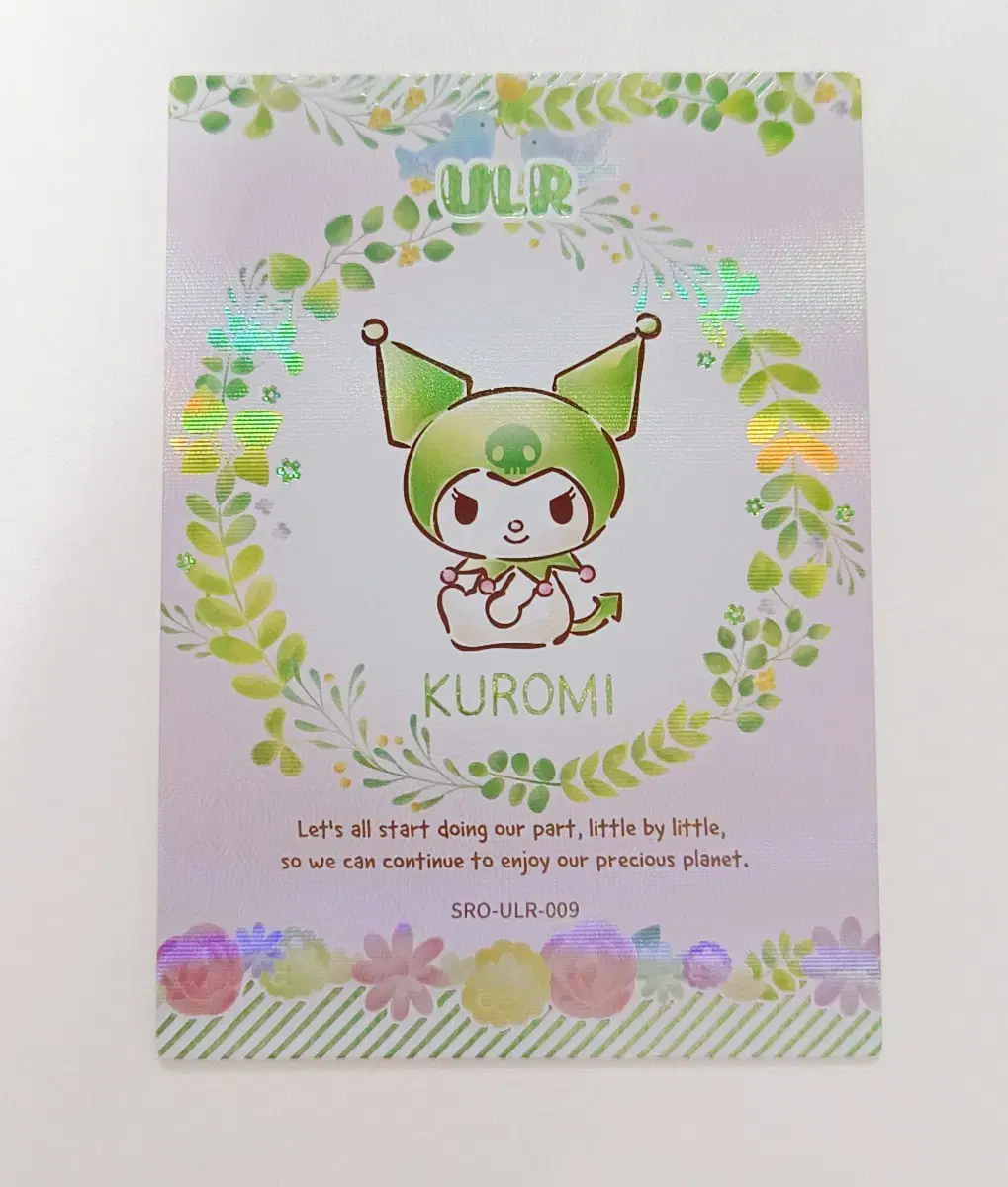 Sanrio Photocard Character Collectors' kard Kuromi ULR Card sell 1st Edition