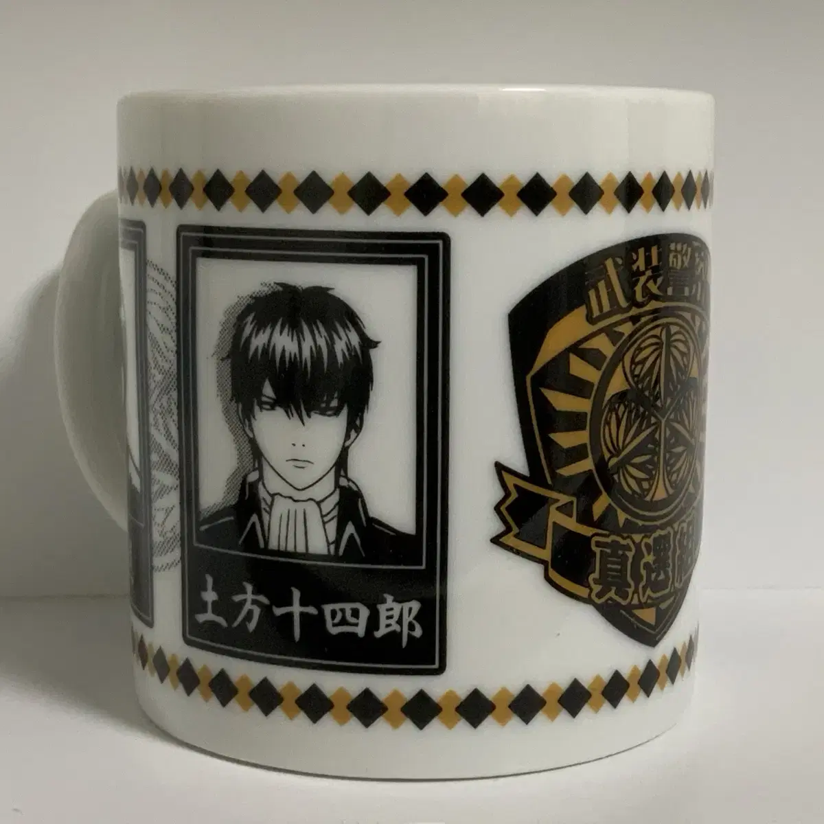 Gintama Jin Sunzou Mug Cup Classic Hijikata Sogo Yamazaki Gondo Gintoki