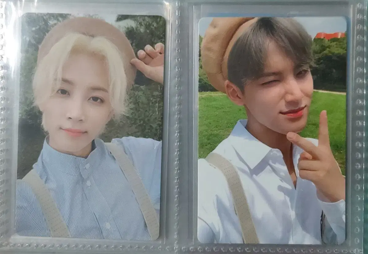 Seventeen jeonghan mingyu beret photocard bulk wts unodorous hope