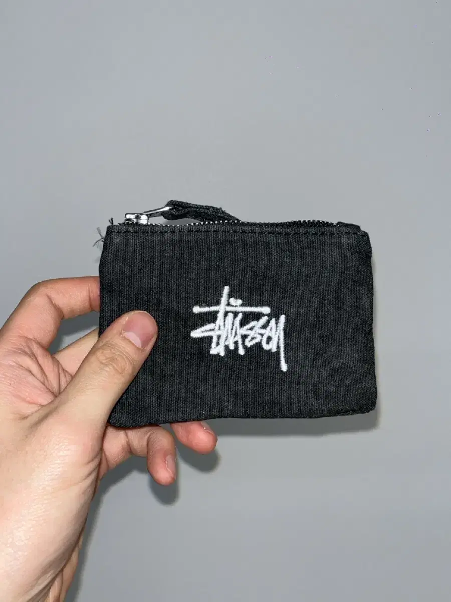 [옷장정리] stussy 스투시 캔버스 코인 파우치 지갑