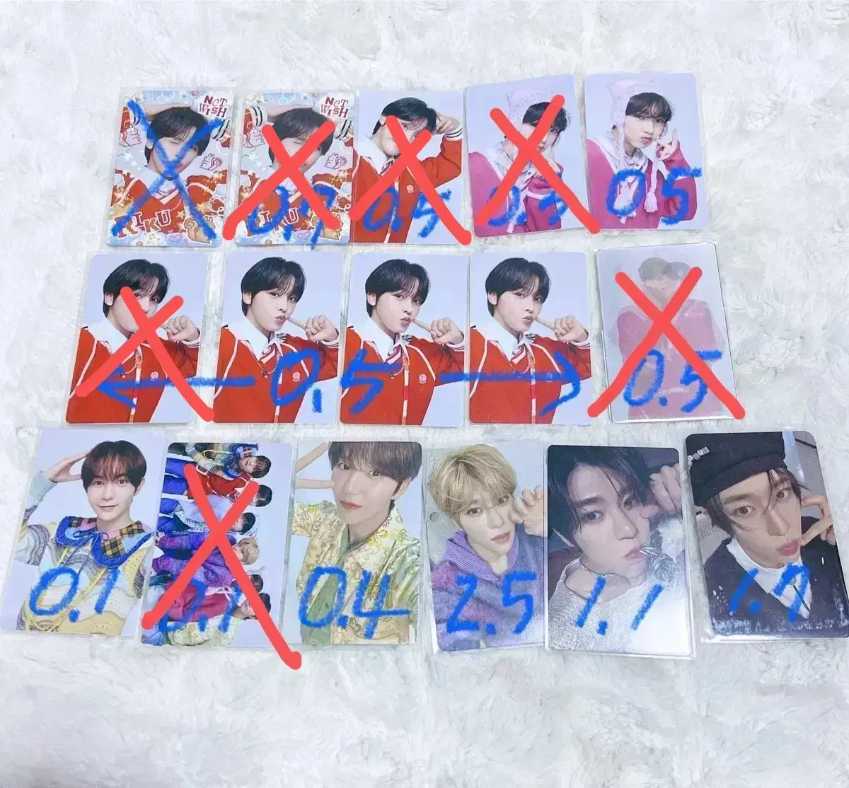 NCT wish Japan Tour tc photocard sion riku Ryosakuya Jaehee WTS