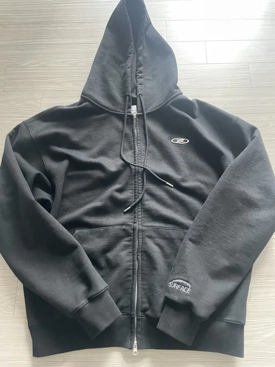 Bone-to-Win Crombie Hood Zip-up SURFACE CHROME B