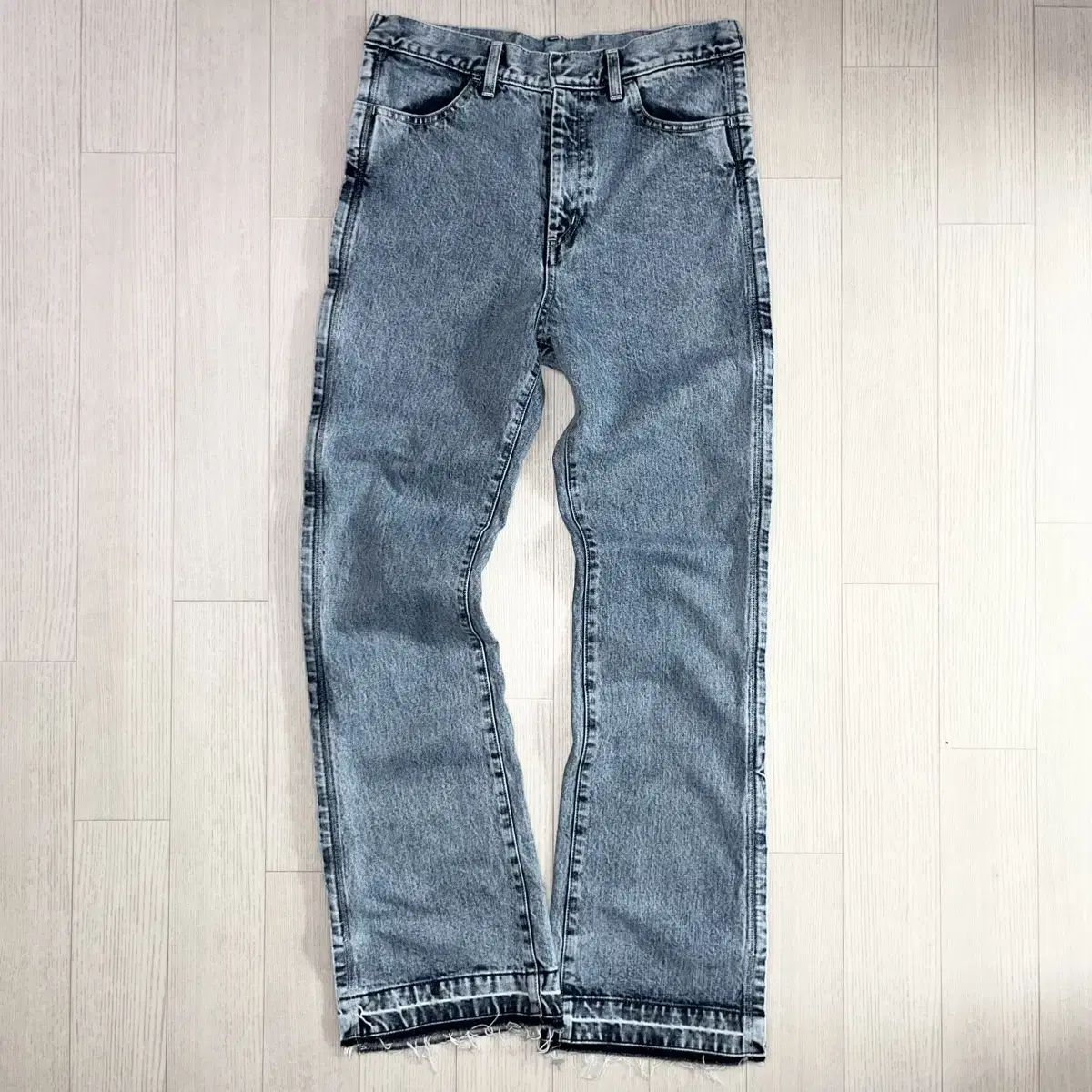 Toga Archives Zipper Flare Denim Pants