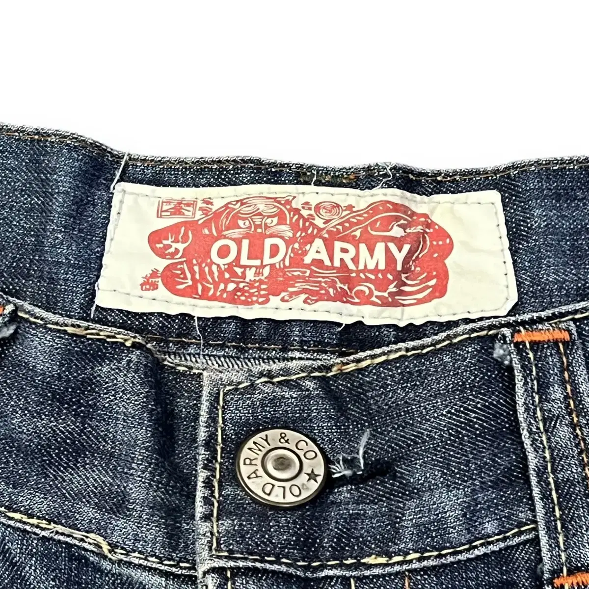 OLD ARMY 그런지 디테일 팬츠