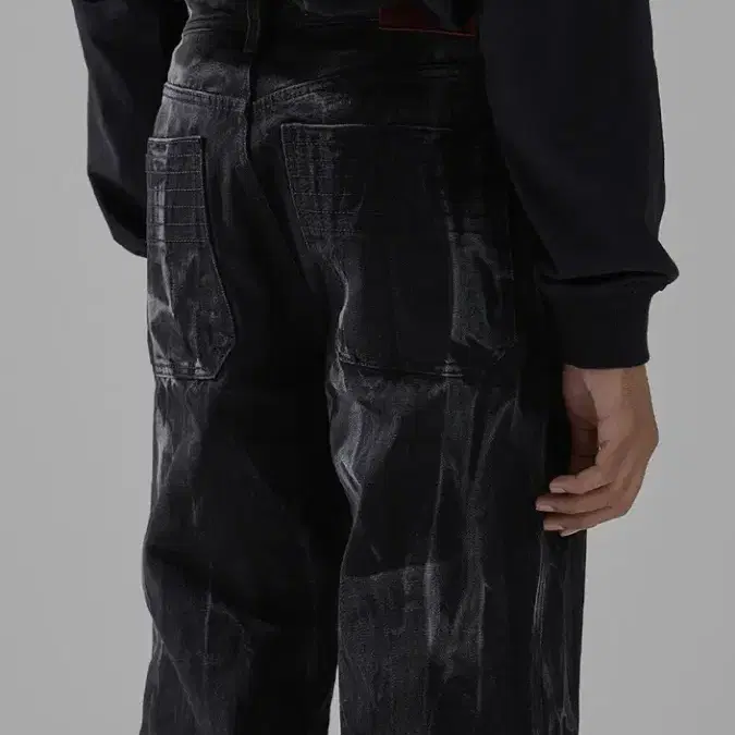 메종미네드 SMOKE DENIM TROUSERS