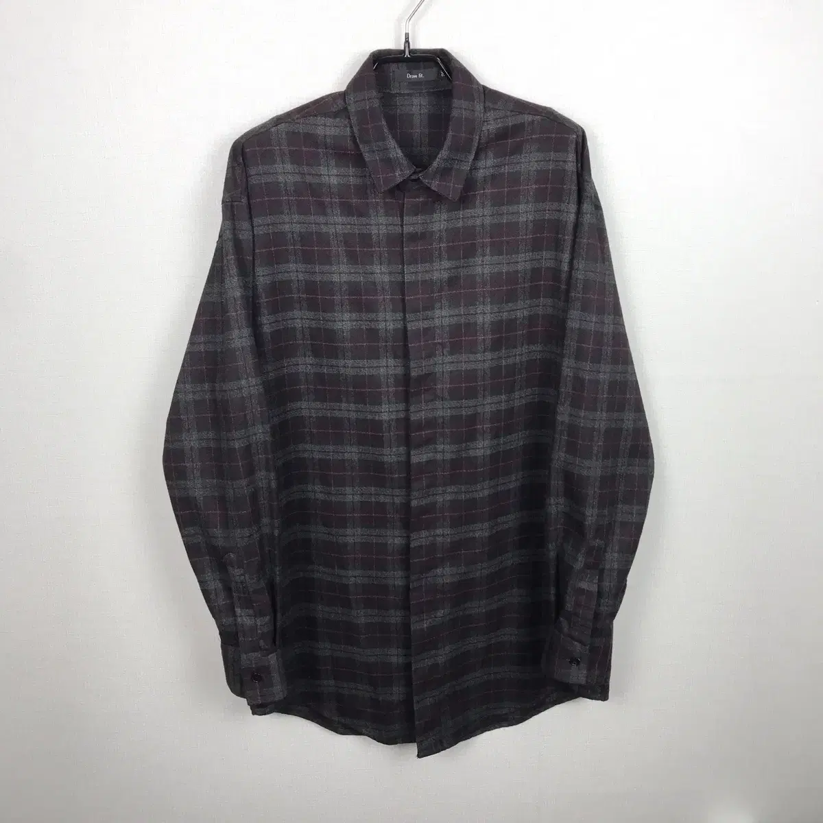 Draw fit Draw fit flannel check shirt Southern men'sM