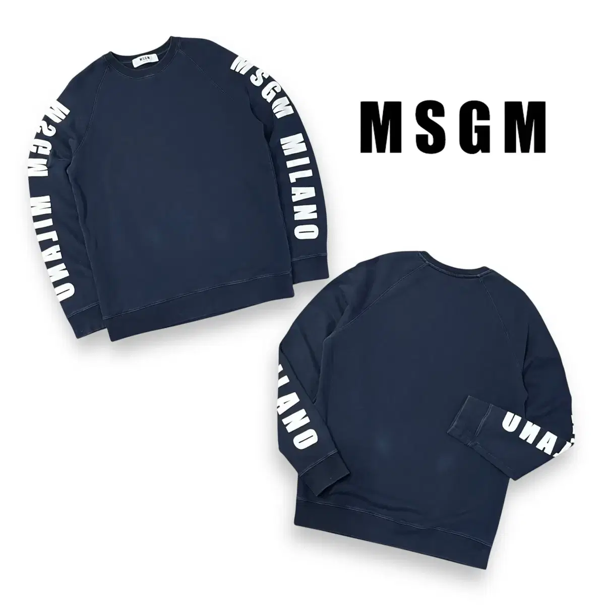 MSGM 사이드로고 맨투맨