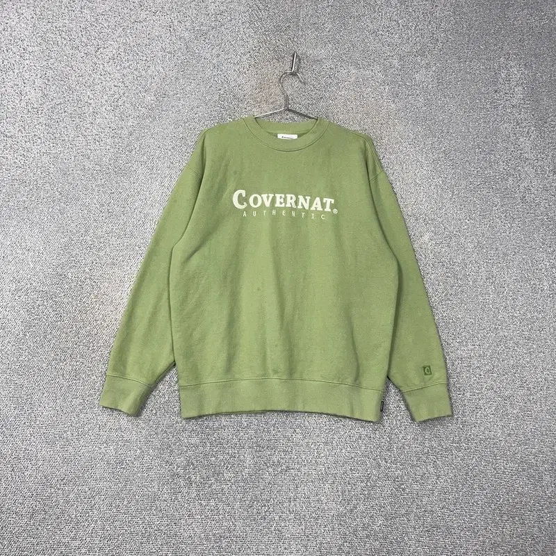 Covernat Printed Light Green Sweatshirt Man to Man M